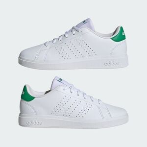 Adidas Classic White and Green Shoes